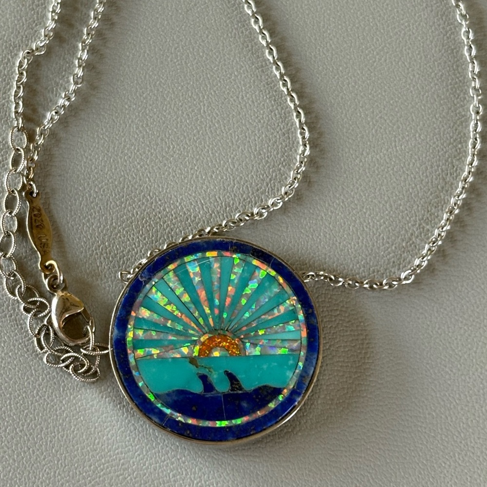 Jacquie Aiche Sunshine Pendant White Gold